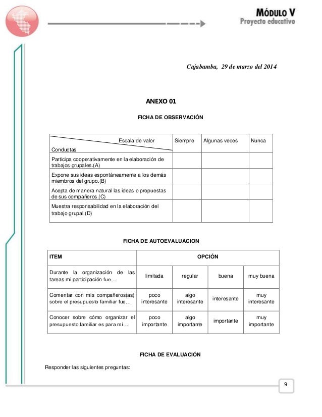 proyecto matemÁtico organizando el