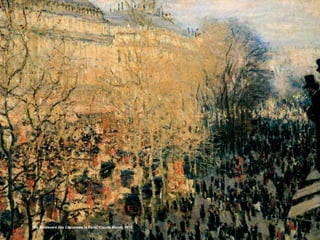 The Boulevard des Capucines in Paris, Claude Monet, 1873
 