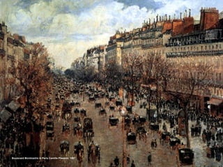 Boulevard Montmartre in Paris Camille Pissarro, 1897
 
