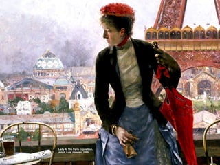 Lady At The Paris Exposition,
detail, Luis Jimenez, 1889
 