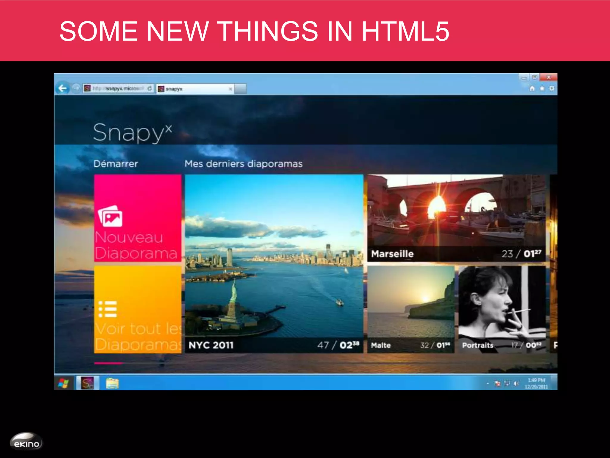 SOME NEW THINGS IN HTML5
 