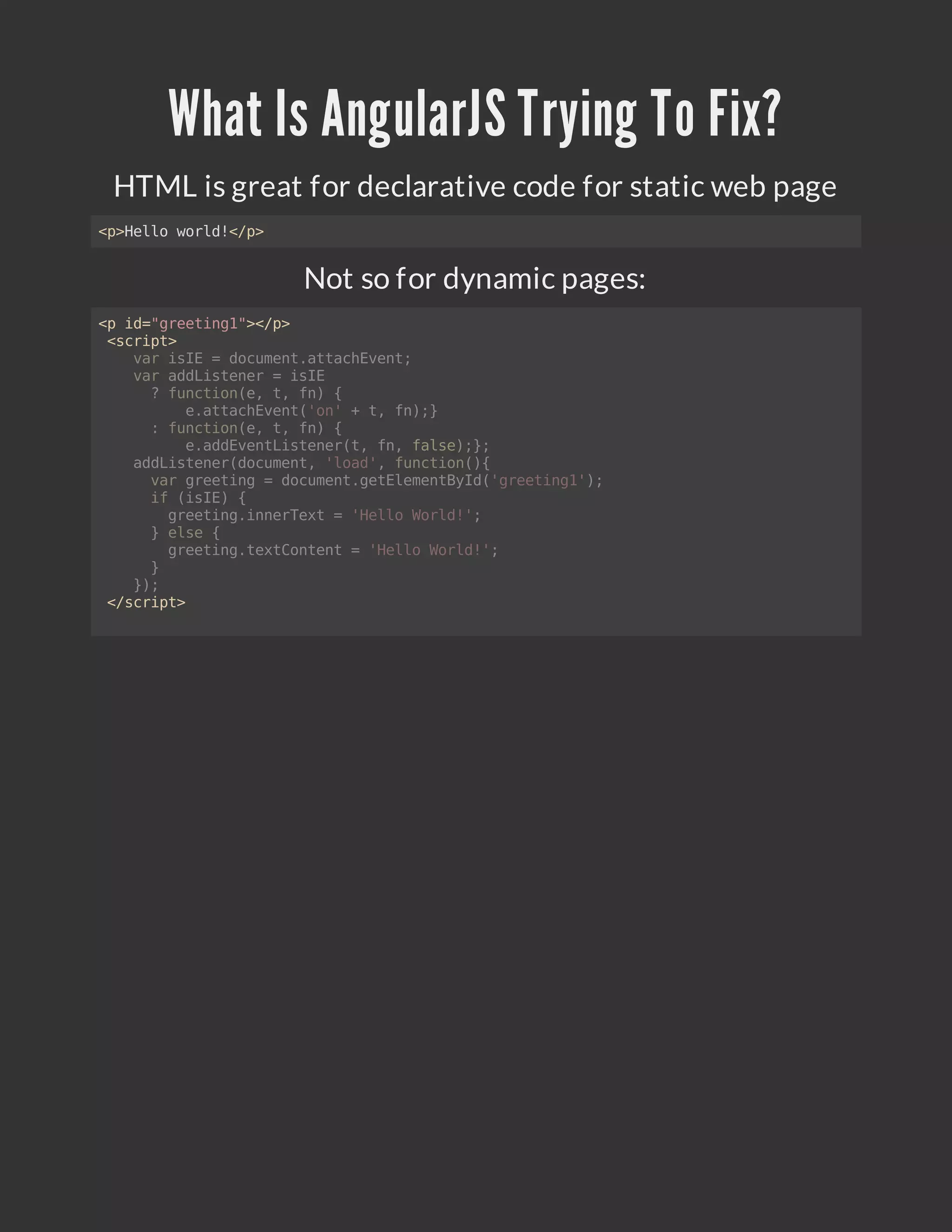 Introduction to AngularJS | PDF