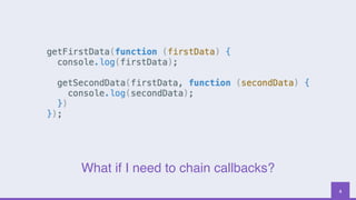 4
What if I need to chain callbacks?
 