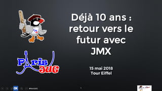 #ParisJUG 1
Déjà 10 ans :
retour vers le
futur avec
JMX
 