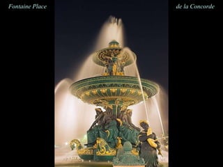 Fontaine Place  de la Concorde 