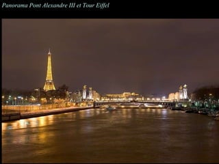 Panorama Pont Alexandre III et Tour Eiffel 