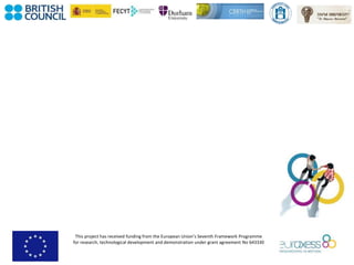 This project has received funding from the European Union’s Seventh Framework Programme
for research, technological development and demonstration under grant agreement No 643330
 