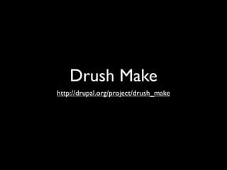 Drush Make
http://drupal.org/project/drush_make
 