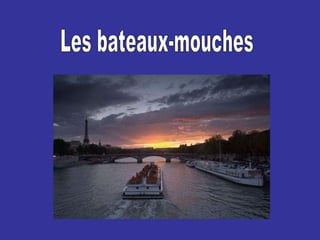 Les bateaux-mouches 