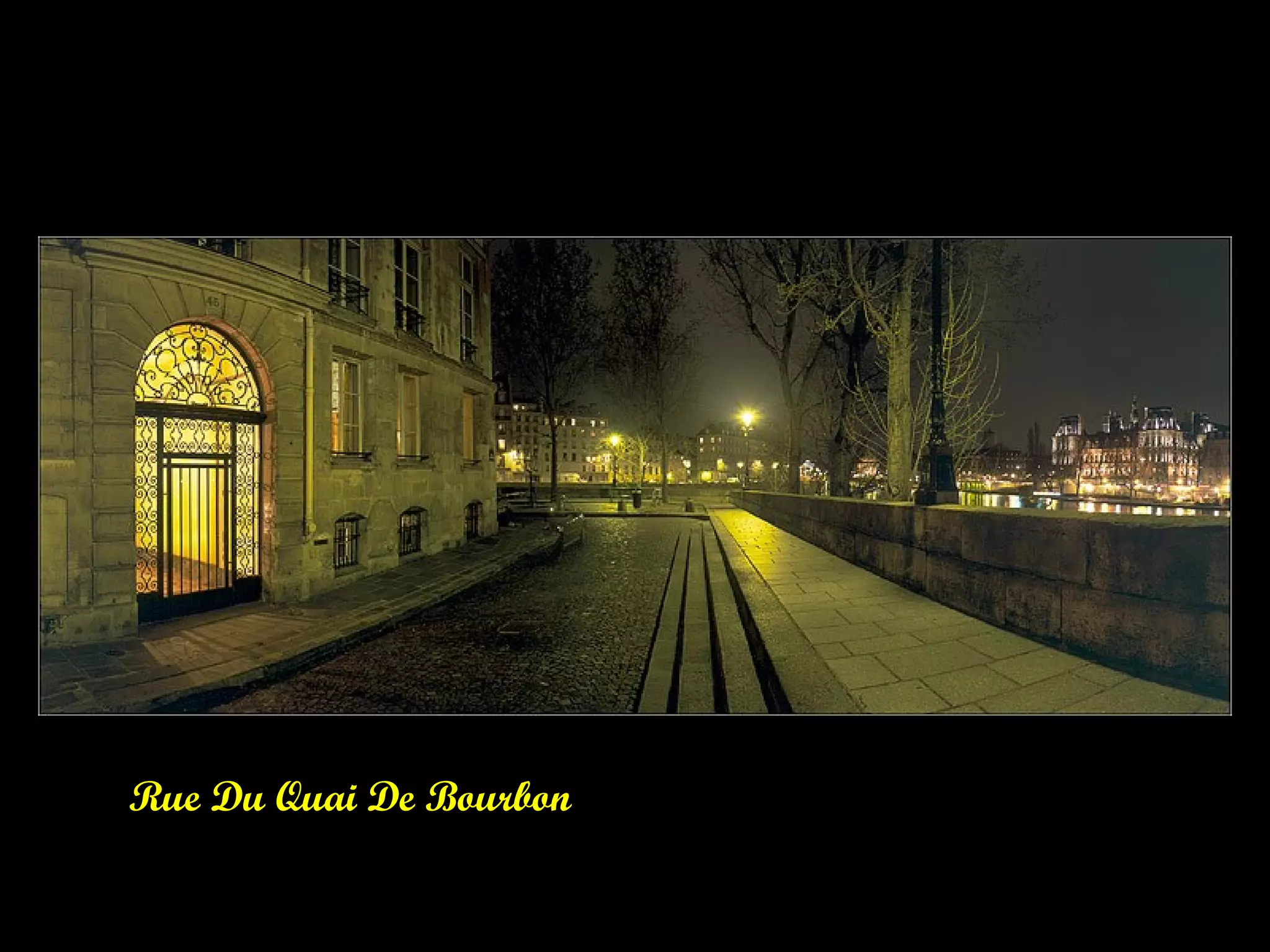 Rue Du Quai De Bourbon