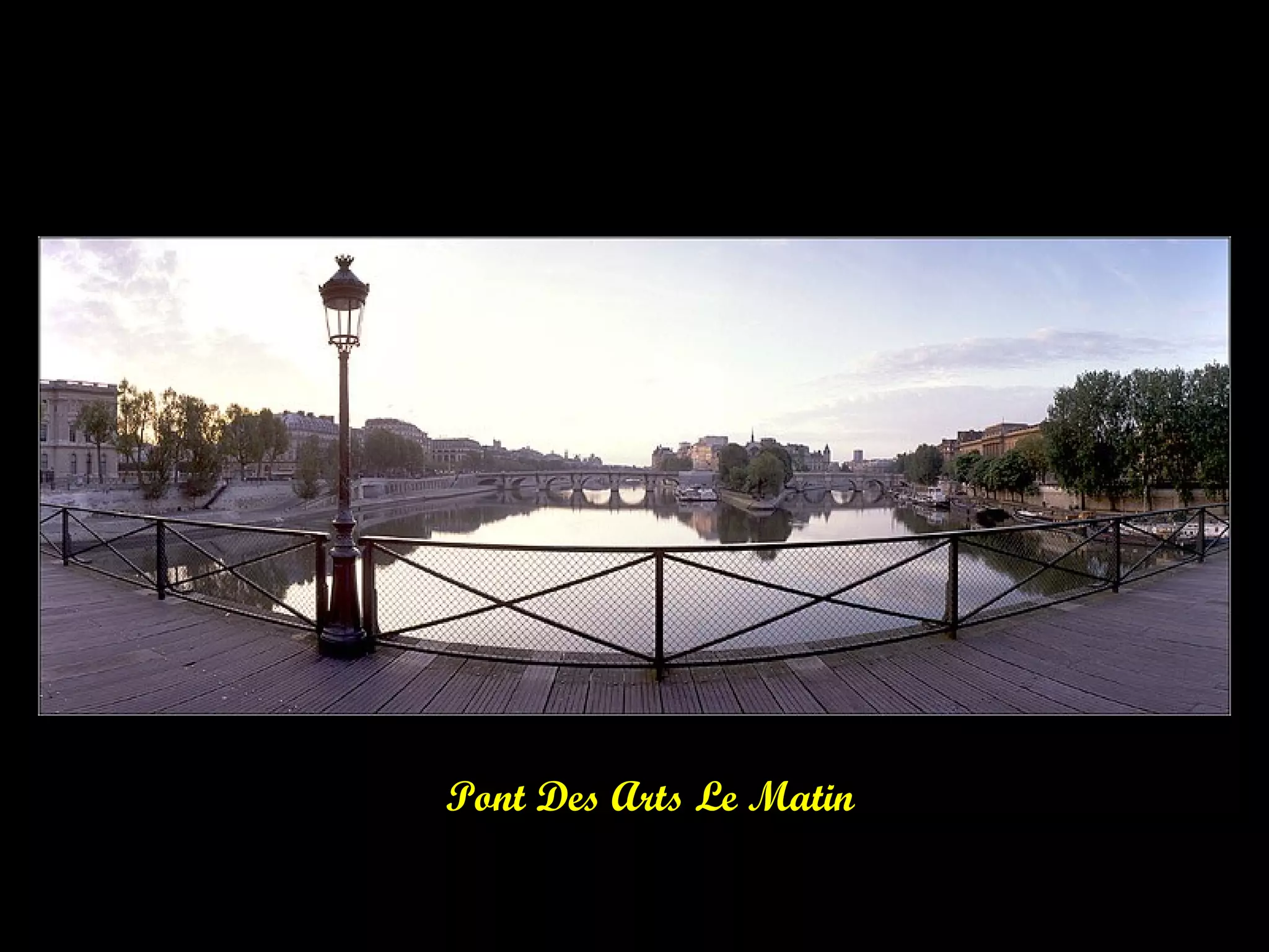 Pont Des Arts Le Matin