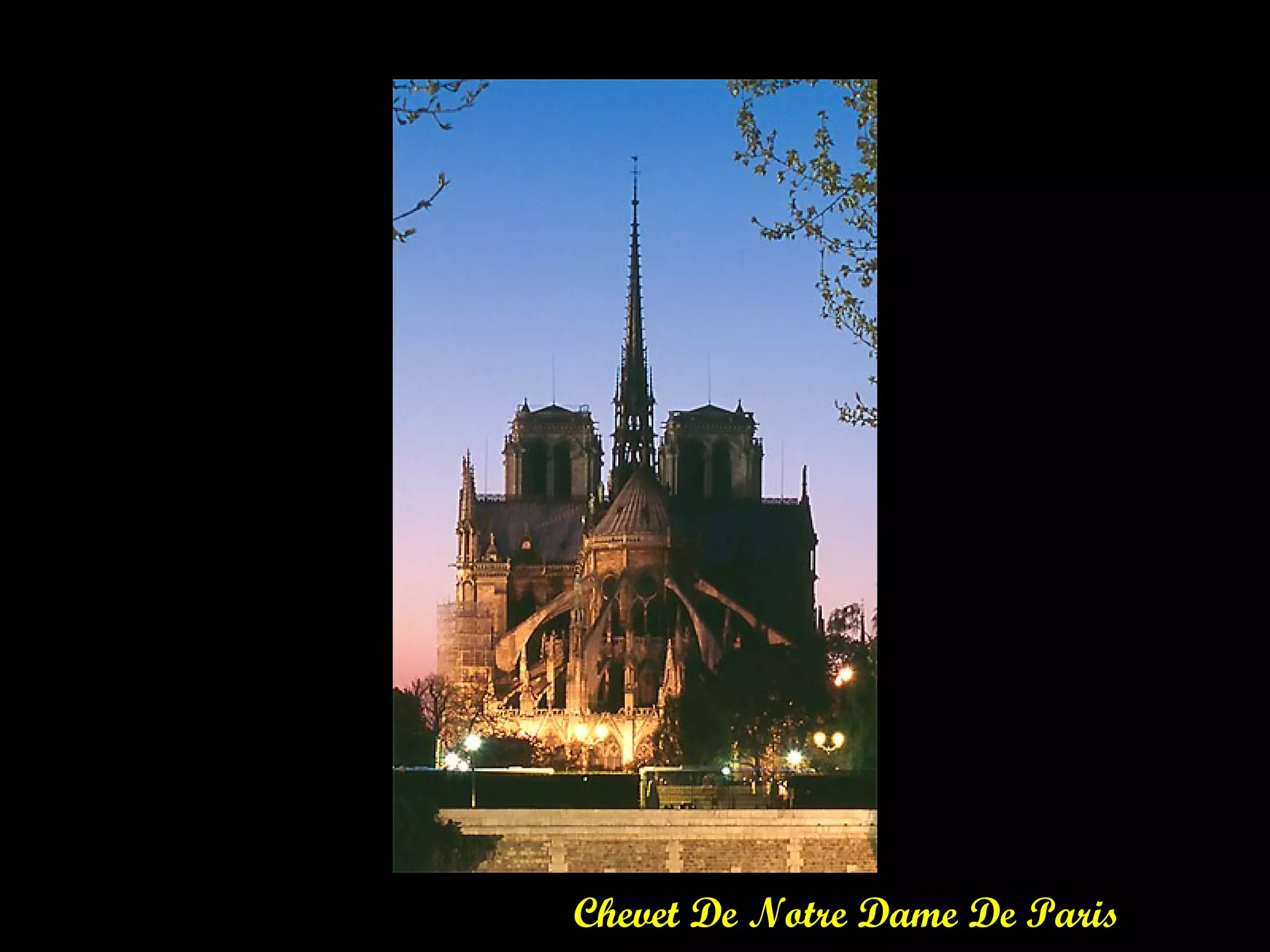 Chevet De Notre Dame De Paris