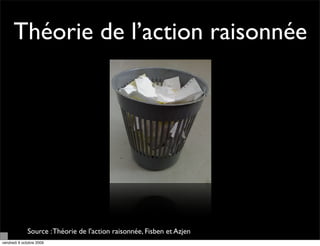 Théorie de l’action raisonnée




              Source : Théorie de l'action raisonnée, Fisben et Azjen
vendredi 9 octobre 2009
 