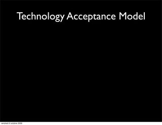 Technology Acceptance Model




vendredi 9 octobre 2009
 