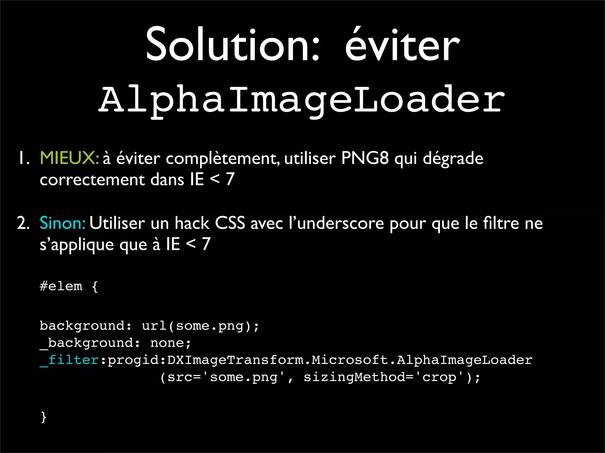 Pourquoi la performance?