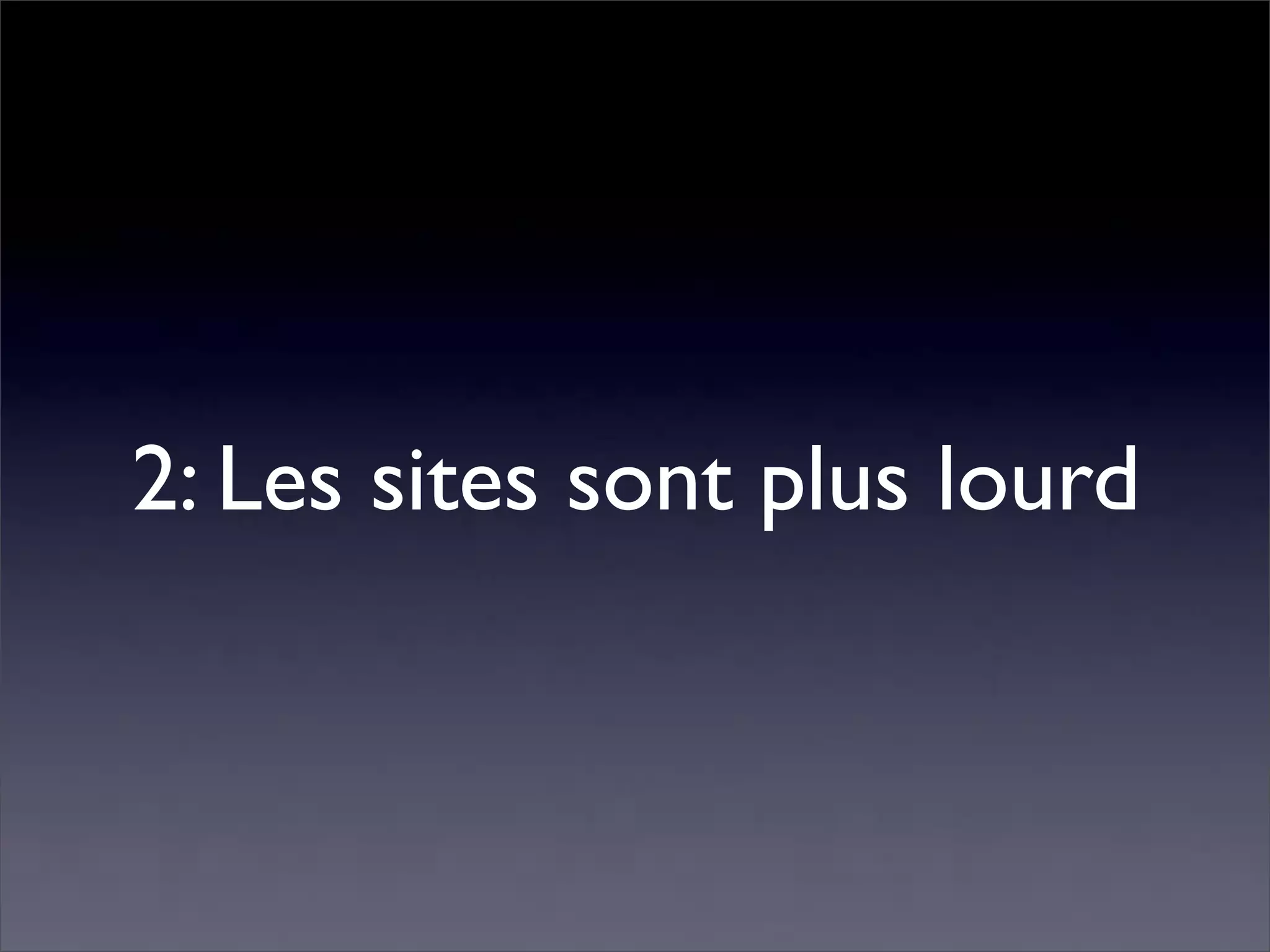 Pourquoi la performance?