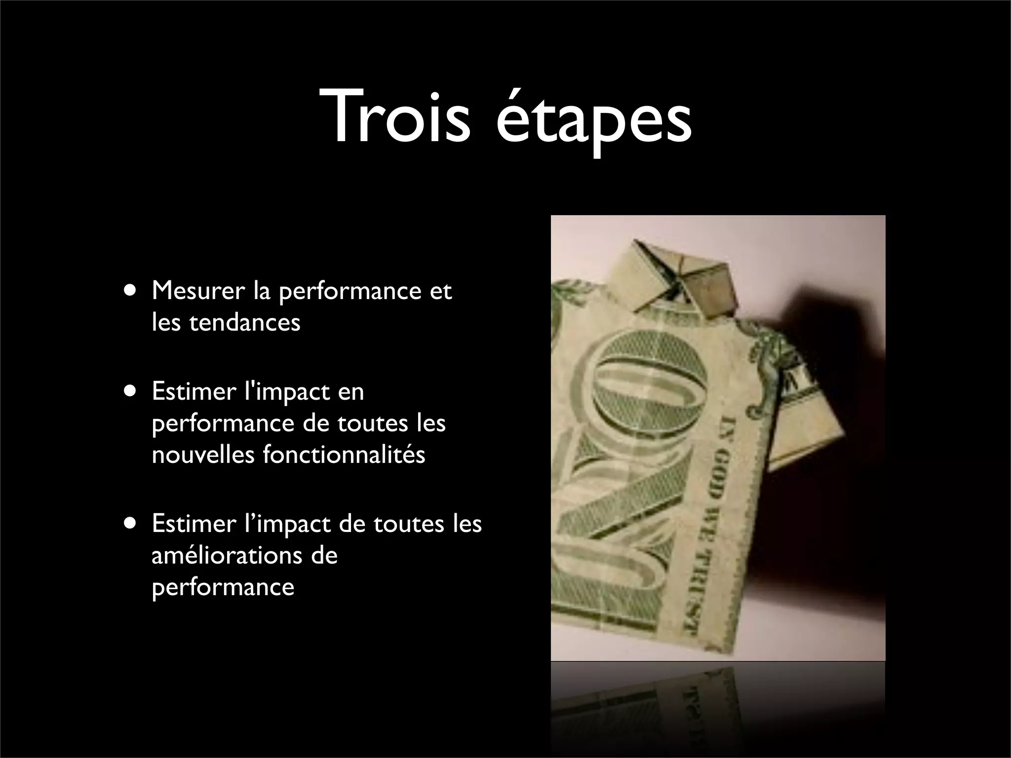 Pourquoi la performance?
