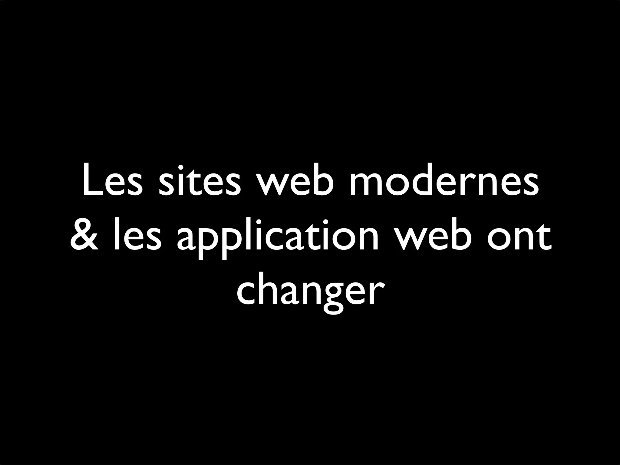 Pourquoi la performance?