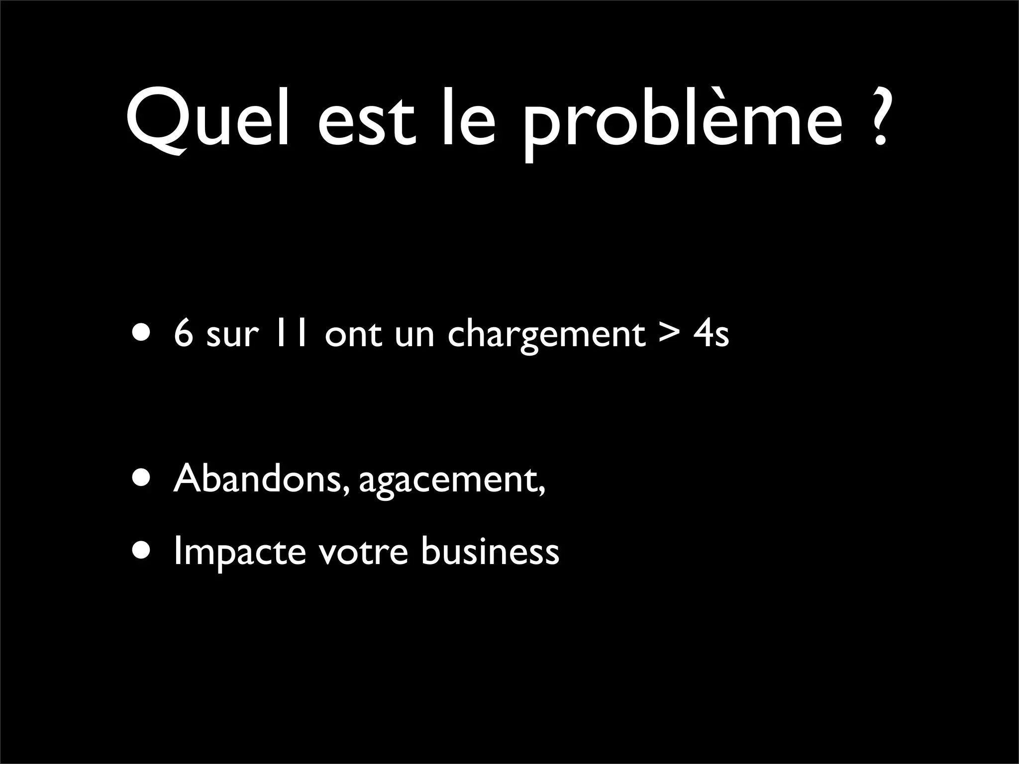 Pourquoi la performance?