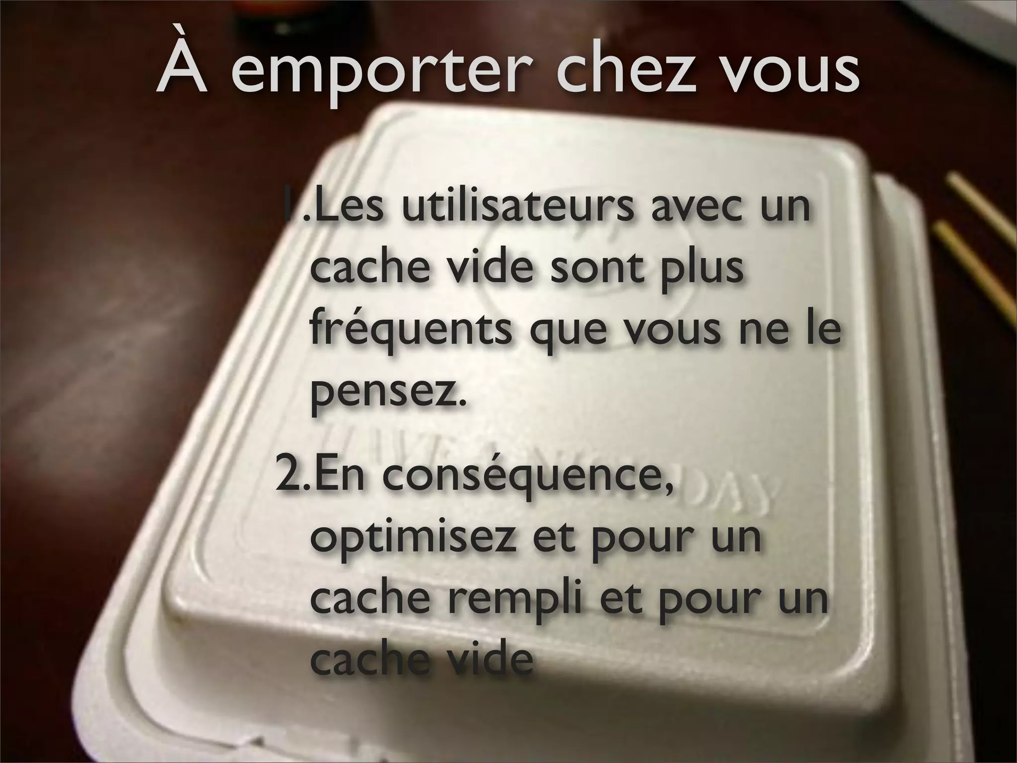 Pourquoi la performance?