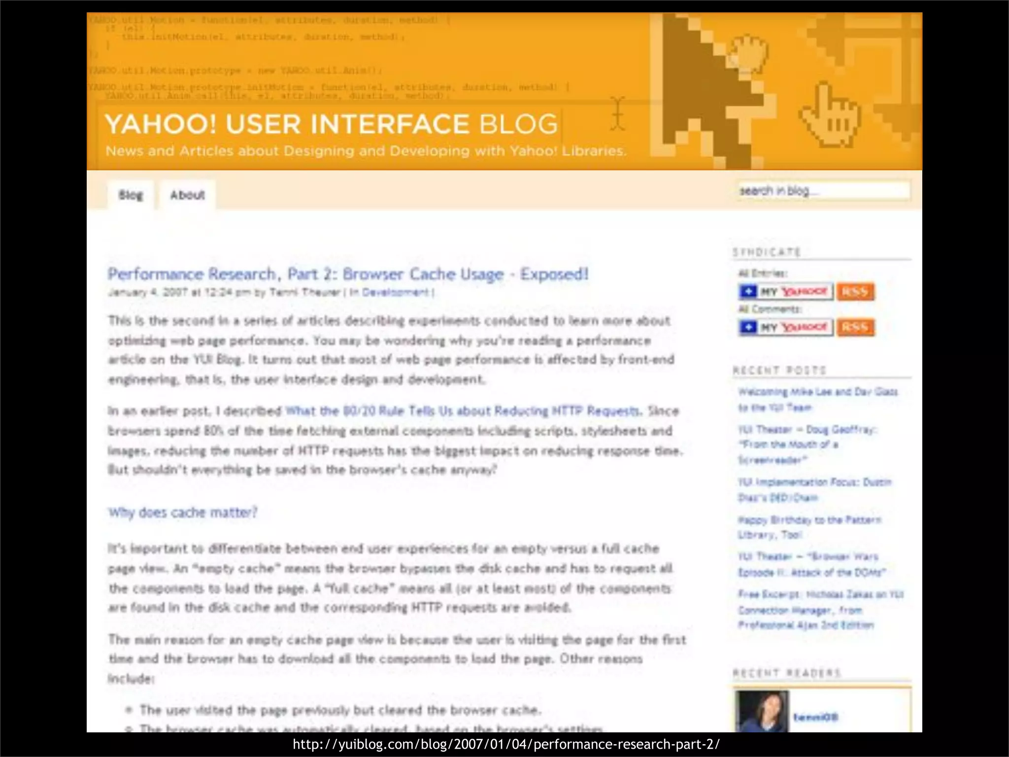 Pourquoi la performance?