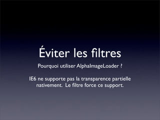 Pourquoi la performance?