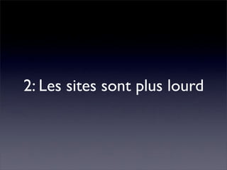 Pourquoi la performance?