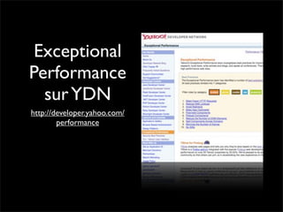 Pourquoi la performance?