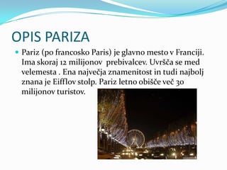 Pariz | PPTX