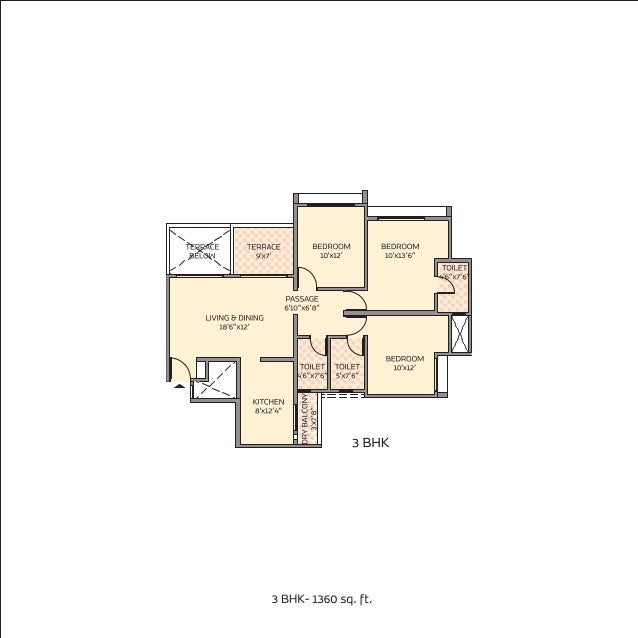 Apartments in Dhanori 1, 2 & 3 BHK Early Possession Healthy Homes in