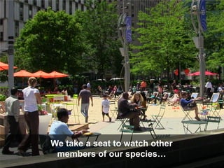 …and to restore our energy.
 