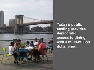 …when art and the park bench are combined.
 