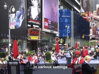 …by relaxing
with art, nature,
and other
humans…
 