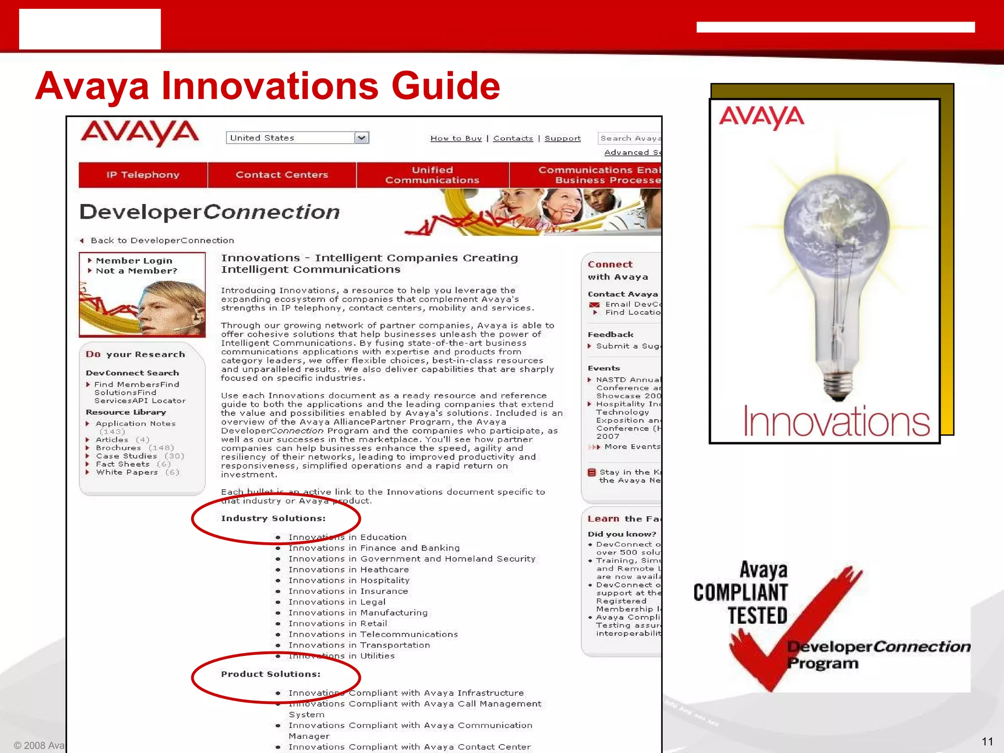 Avaya Innovations Guide 