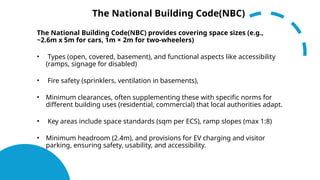 Comprehensive Architectural Design and Norms for Parking Facilities | PPTX