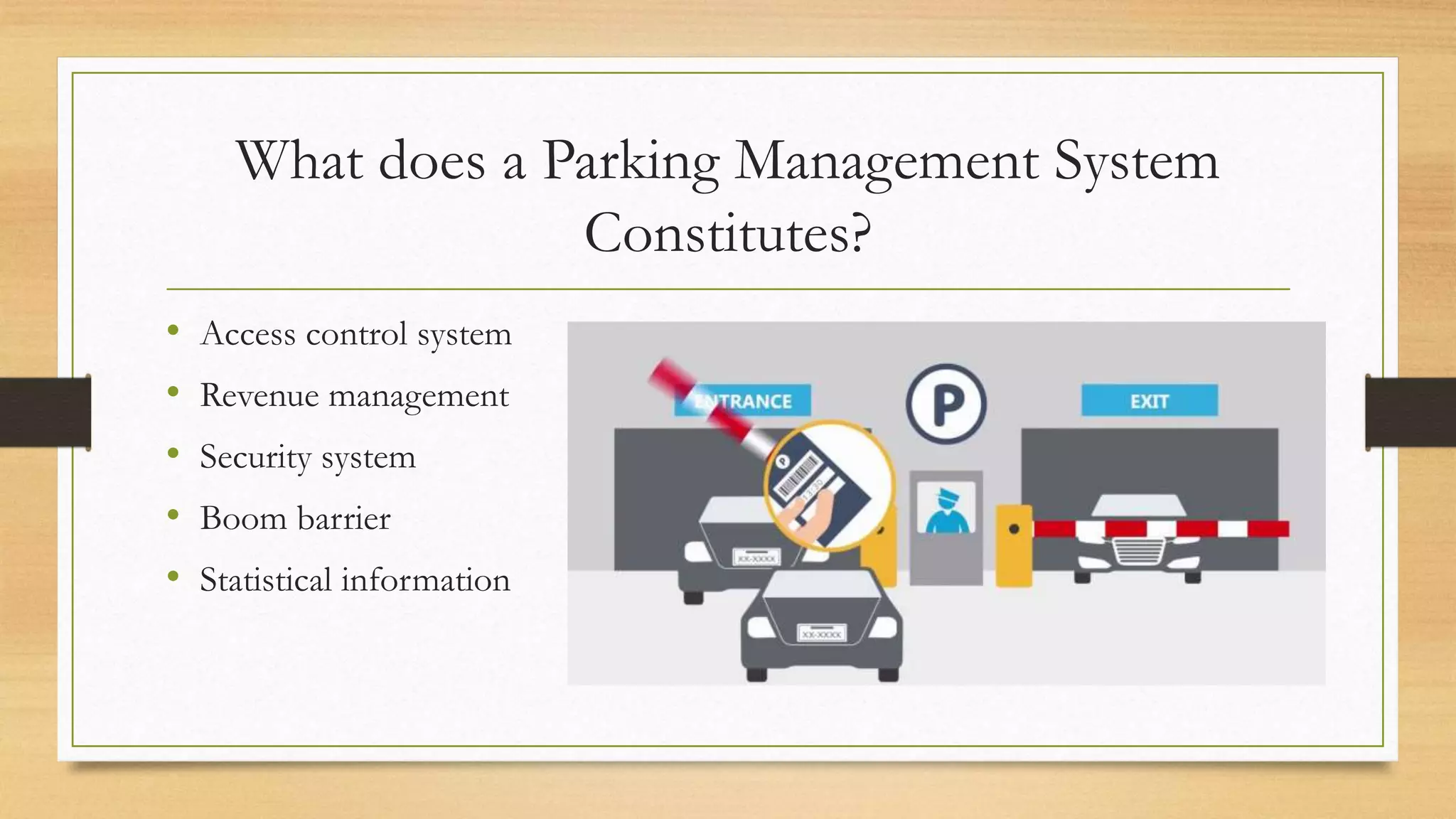 Parking management system ppt | PPTX