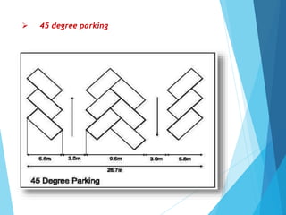 45 degree parking
 