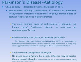 Parkinsons Disease Slide 4