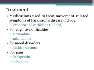 gabapentin and pd