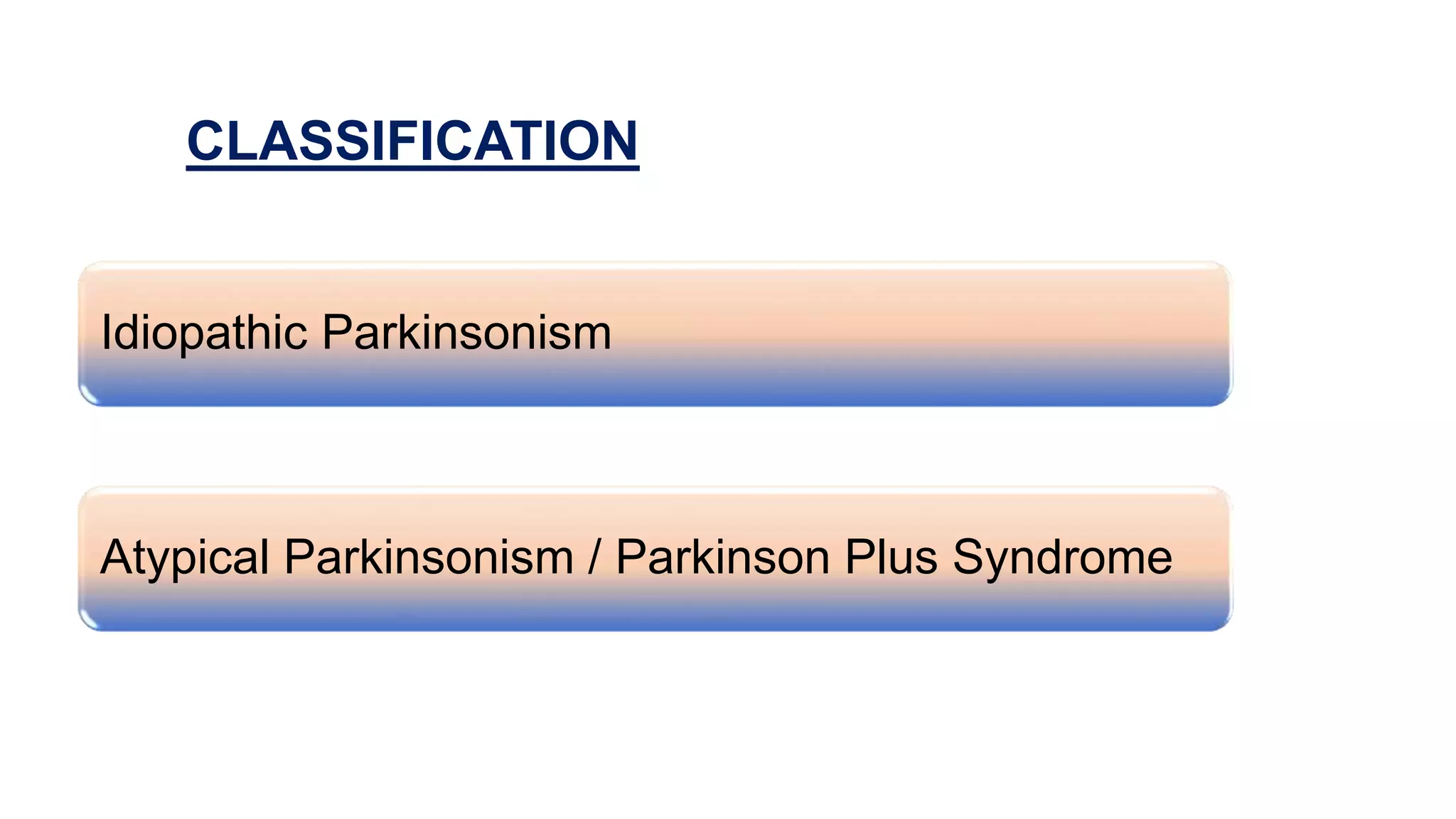 PARKINSON'S DISEASE Presentation by Rajee | PPTX