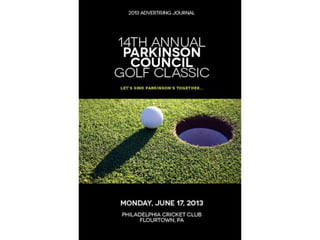 Parkinson golf classic_2013_ad_book