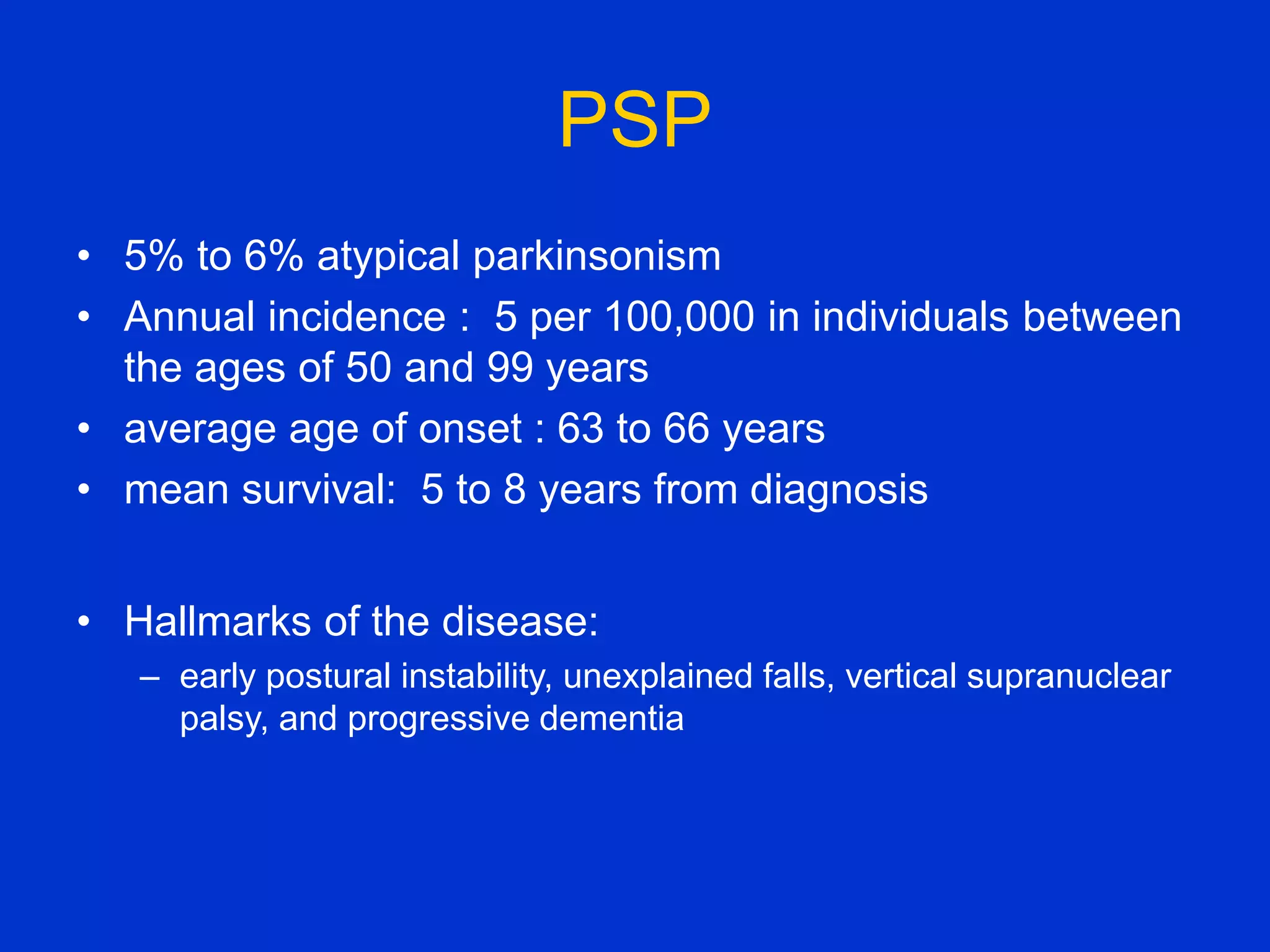 Psp Subtypes Parkinson plus syndrome | PPT