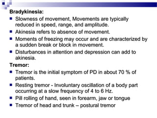 Parkinsons disease and physiotherapy