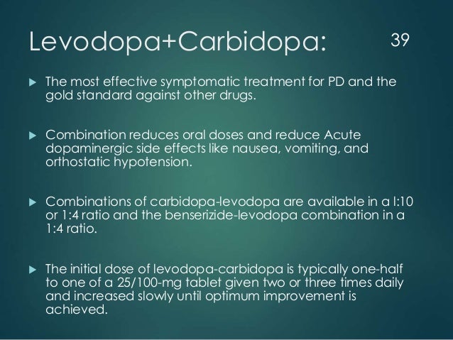 Parkinson’s disease - How Many Years Can Levodopa Be Effective