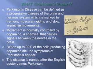 Parkinson’s disease | PPTX