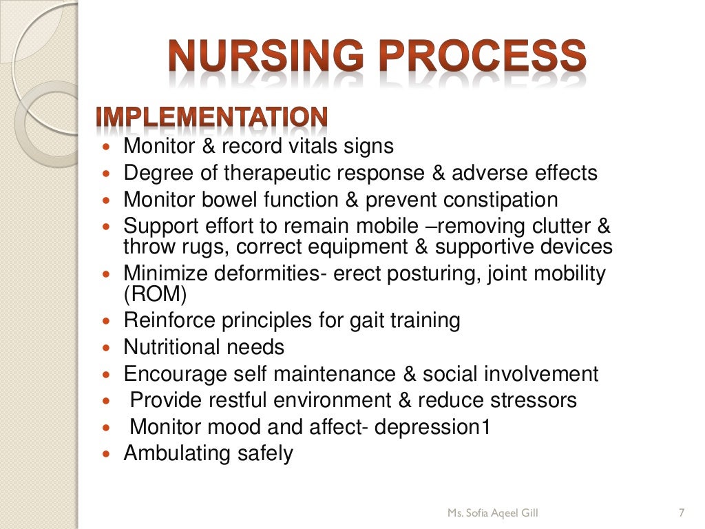 Parkinson’s Disease (Nursing Process)