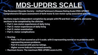 PARKINSON'S DISEASE and its PT management | PDF