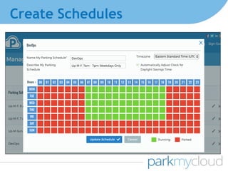 Create Schedules