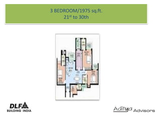 3 BEDROOM/1975 sq.ft.21st to 30th