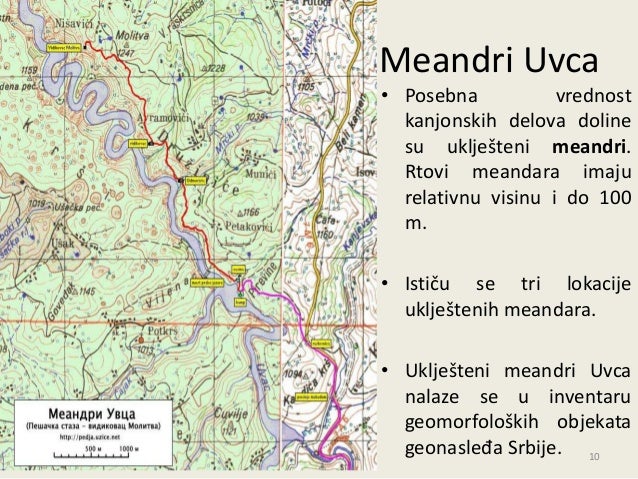 uvac srbija mapa Park prirode Uvac uvac srbija mapa